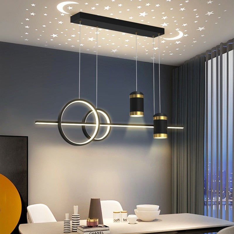 Lampadario Proiettore Moderno Semplice con Cielo Stellato