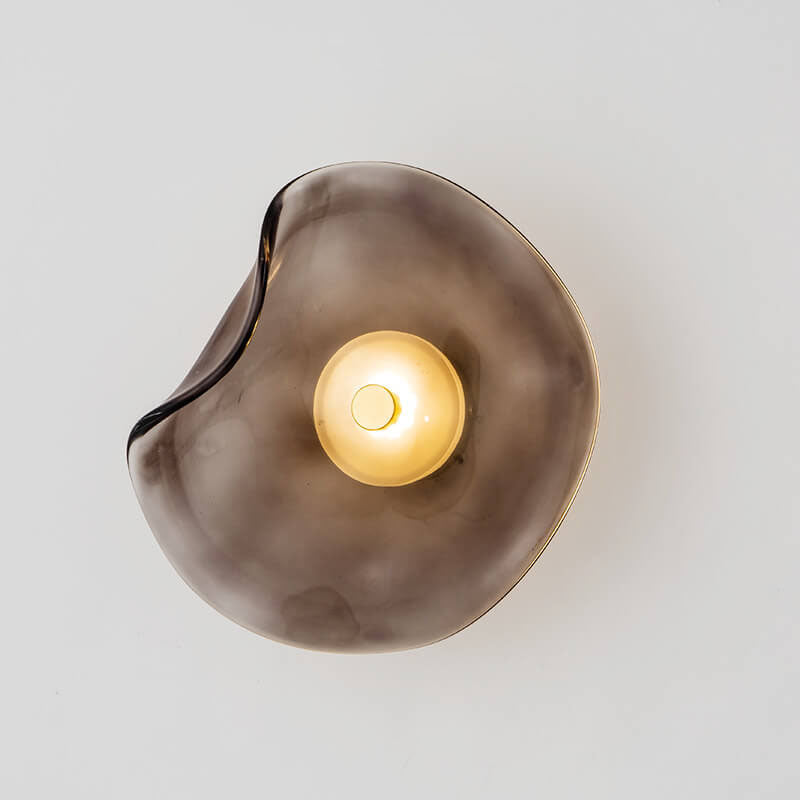 Lampada da Parete LED Rotonda in Vetro Minimalista Moderna Nordic