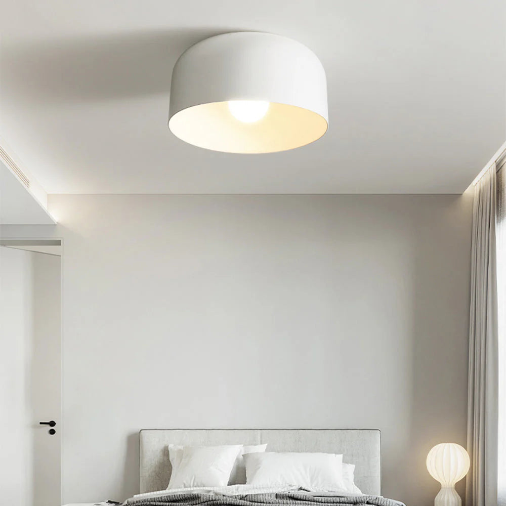 Lampada da soffitto rotonda classica in ferro