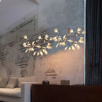 Lampadario in Acrilico a Petali di Rosa Modish