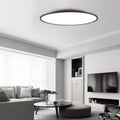 Lampada da soffitto LED a incasso con paralume rotondo in acrilico e alluminio, stile moderno minimalista per soggiorno