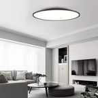 Lampada da soffitto LED a incasso con paralume rotondo in acrilico e alluminio, stile moderno minimalista per soggiorno