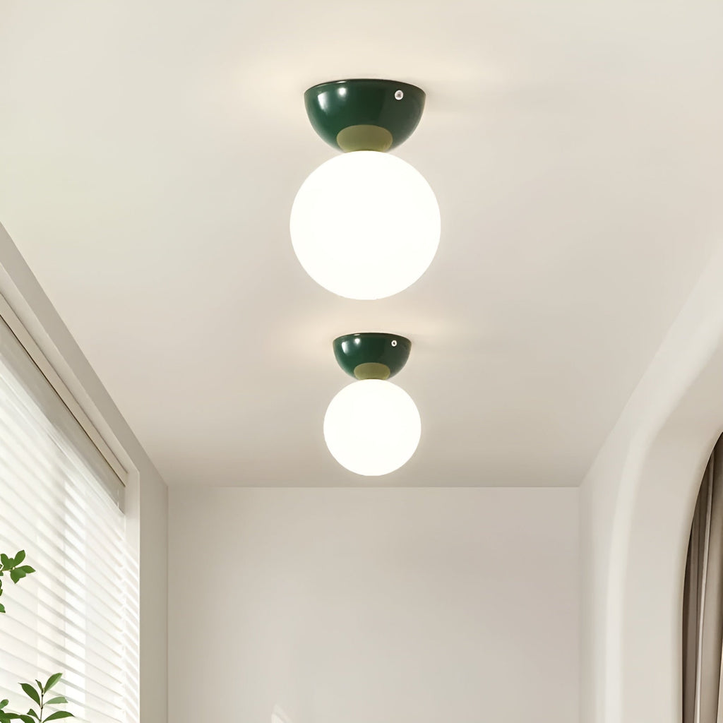 DomeAura Light - Lampada da soffitto moderna con montaggio a filo