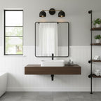 Applique da Parete in Ottone Chroma Dome per Bagno Moderno