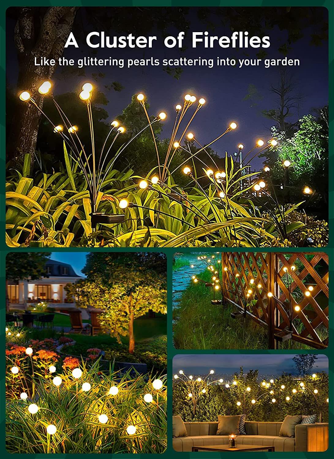 Moderno Illuminazione Decorativa Solare Lucciola Impermeabile ABS LED Inserto per Prato Illuminazione Esterno Paesaggistica
