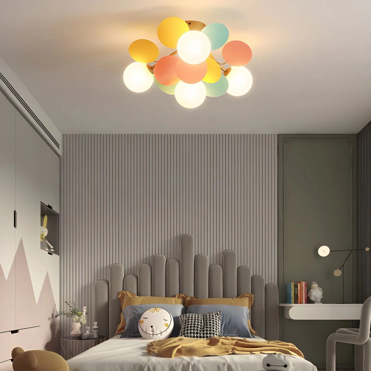 Lampada da soffitto in acrilico Bubble-Pastel Elegante