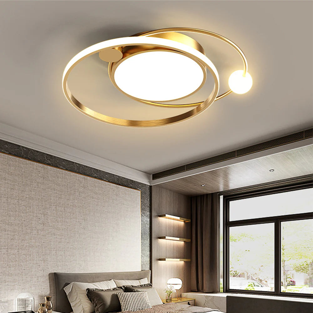 Lampada da soffitto rotonda in acrilico elegante