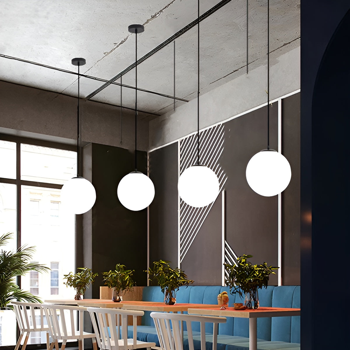 Lampada a sospensione in metallo – Design moderno | Perfetta per sala da pranzo e soggiorno