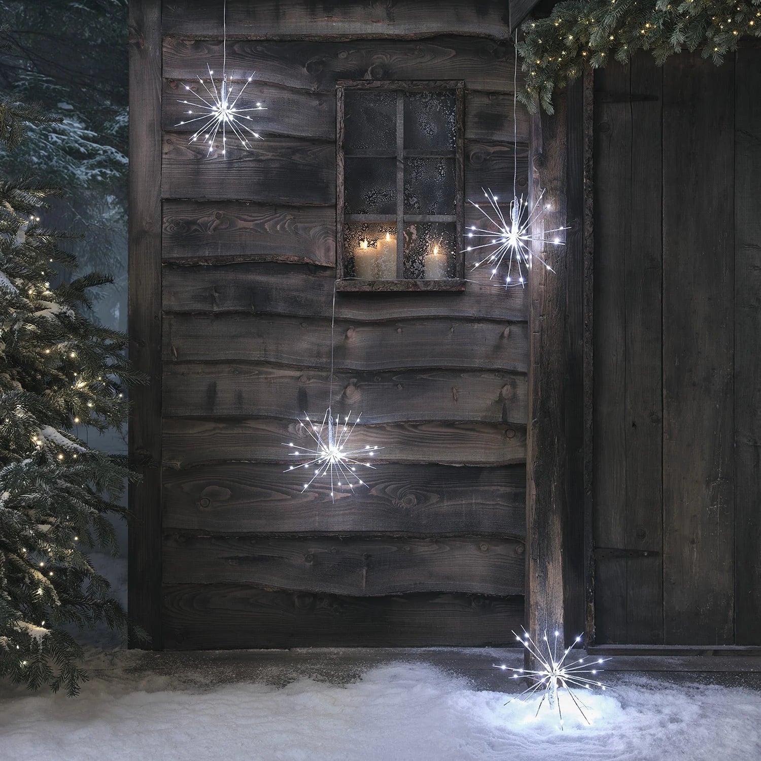 Luci a Cluster LED a Due Colori, Confezione da 4