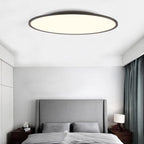 Lampada da soffitto LED a incasso con paralume rotondo in acrilico e alluminio, stile moderno minimalista per soggiorno