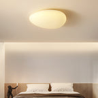 Lampadario a soffitto LED con paralume in PE a ciottoli minimalista nordico