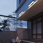 Lampada da Parete Esterno LED Piatta con Sensore Moderno Minimalista Rettangolare Impermeabile