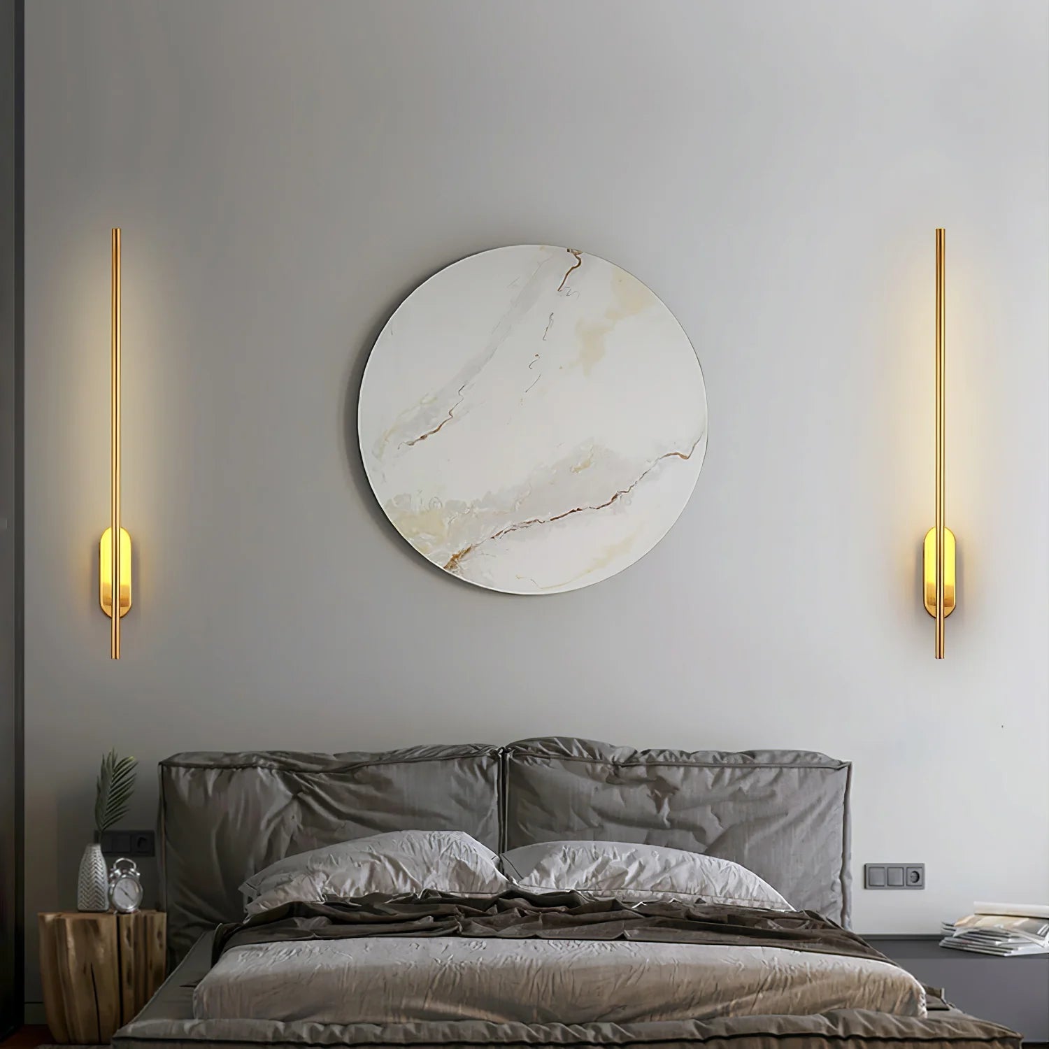 Lampada da Parete Lineare Metallica Regolabile