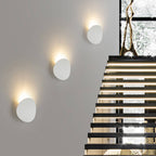 Lampada da Parete Minimalista Rotonda a LED da 1 Luce per Interni ed Esterni