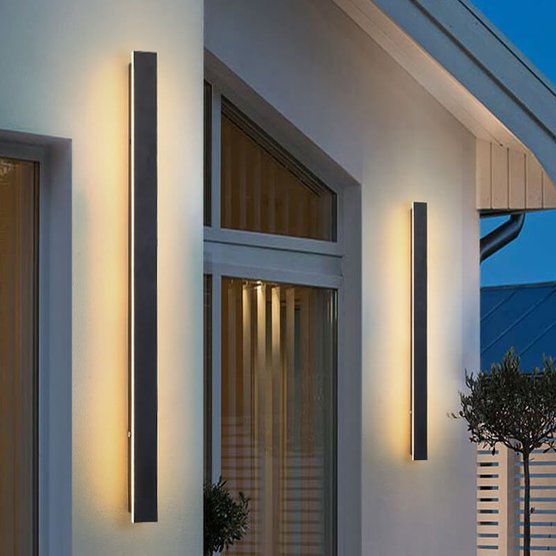 Lampada da Parete LED Waterproof Retro da Esterno a Striscia Rettangolare