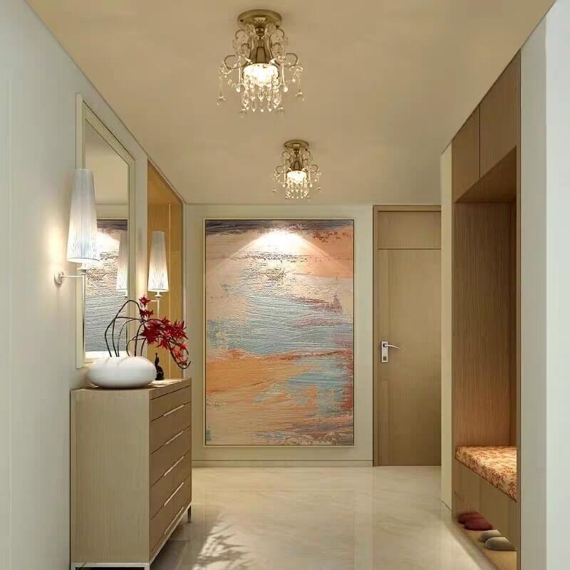 Moderna Semplice Luce da Soffitto a Semi-Filo a Forma di Fiore 1/3-Luce