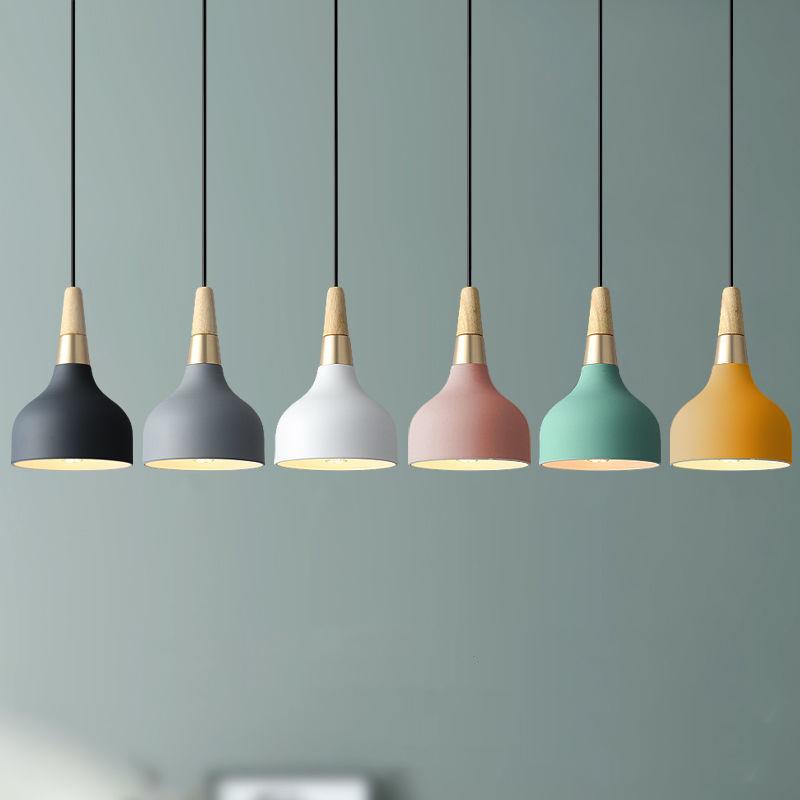 Arte Creativa Moderna a Disco Macaron Lampada a Sospensione 1 Luce