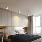 Faretto LED Angolare Regolabile in Alluminio Minimalista Moderno da Soffitto Semi-Incastro