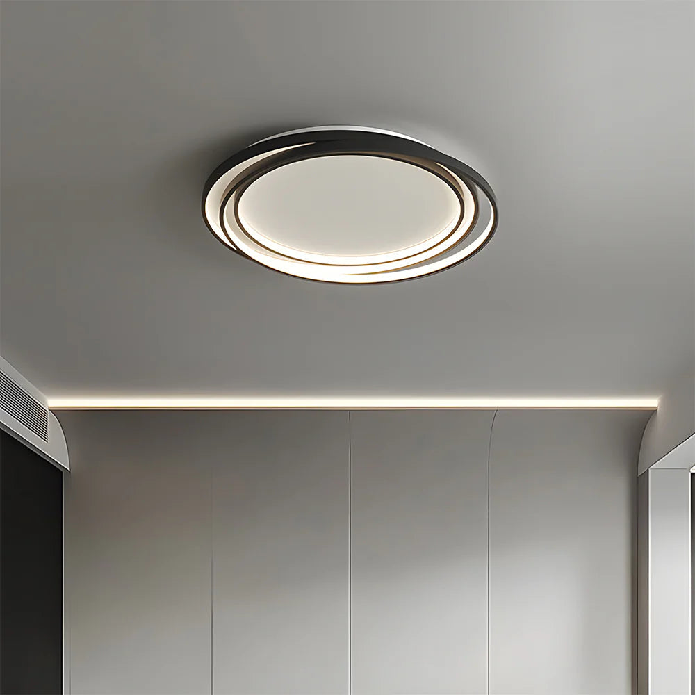 Moderna Lampada da Soffitto in Ferro Rotonda