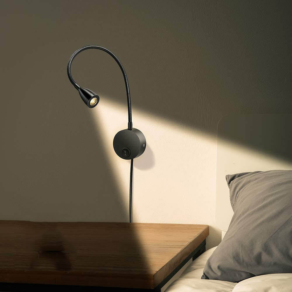 Lampada da parete LED rotante semplice e moderna
