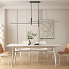 Moderna Lampada a Sospensione Orizzontale in Silicone