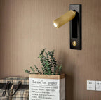 Moderna Luce da Comodino in Alluminio Girevole