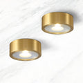 Luce a soffitto LED ultra-sottile in rame di lusso moderno per corridoio