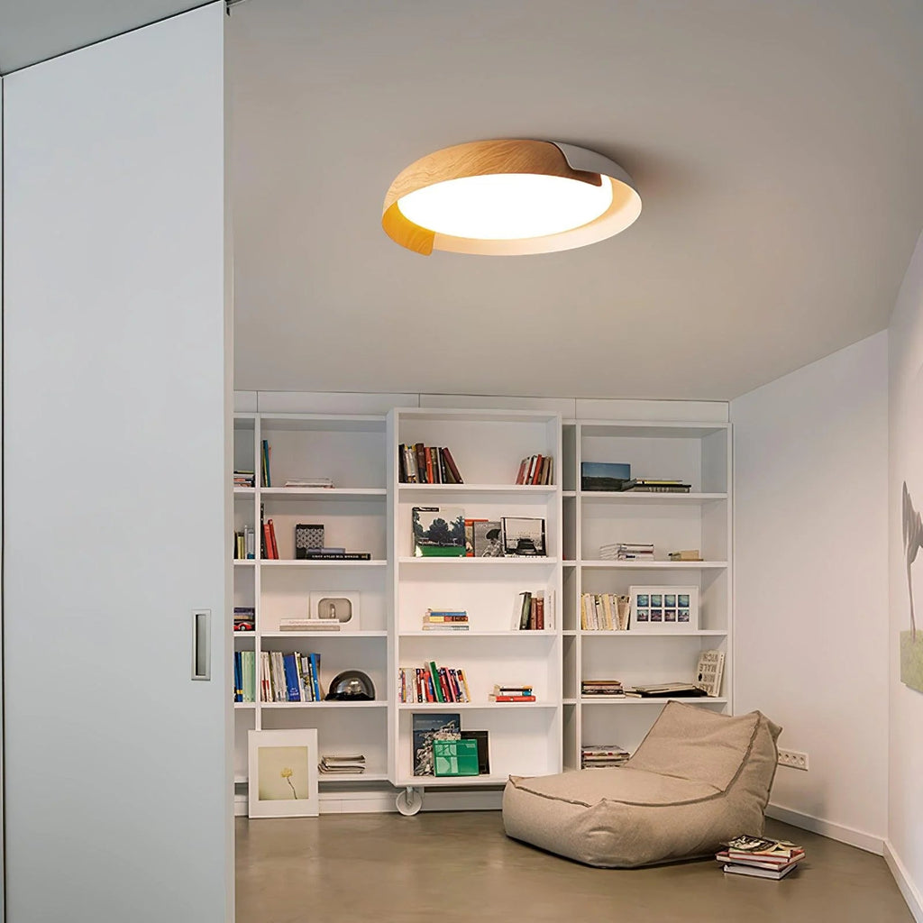 Lampada da soffitto rotonda classica in acrilico