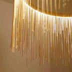 Arisha Lusso LED Lampada a Sospensione Catena Nappa