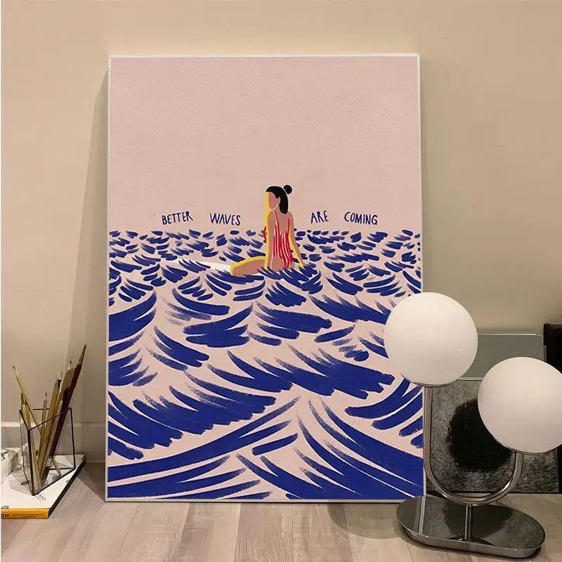 Poster di Brenna Beach Uomo e Ragazza