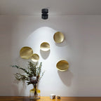 Moderna Lampada da Soffitto a Cilindro Minimalista in Alluminio LED con Angolo Regolabile per Soggiorno