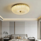 Lampada da soffitto in vetro rotonda elegante