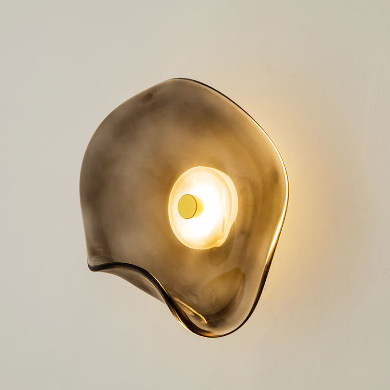 Lampada da Parete LED Rotonda in Vetro Minimalista Moderna Nordic