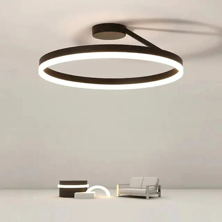 Lampada da Soffitto Rotonda Moderna in Acrilico