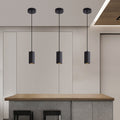 Lampada a sospensione mini in ferro con colonna minimalista moderna a 1 luce per soggiorno