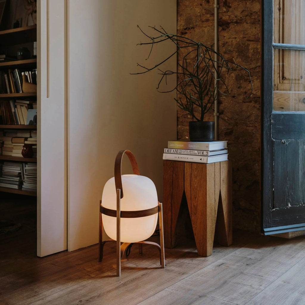 Lampada da Tavolo Nomad in Vetro Rotondo Classica
