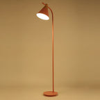 Lampada da Terra Metallica Rotonda Macaron Nordica Contemporanea con 1 Luce per Soggiorno