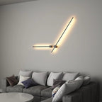 Lampada da Parete Verticale in Metallo Minimalista Moderna