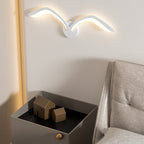 Lampada da parete LED in acrilico con gabbiano minimalista nordico