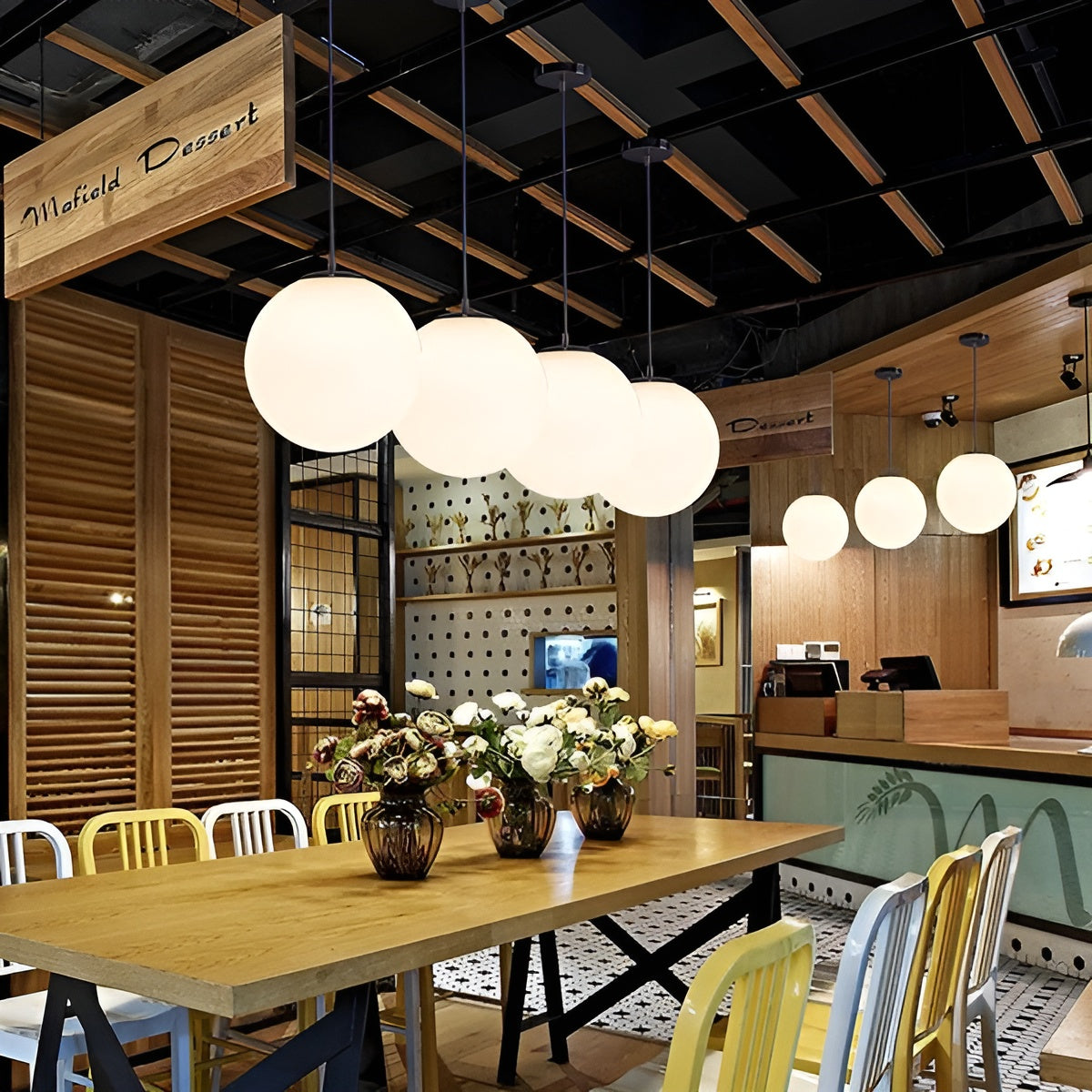 Lampada a sospensione in metallo – Design moderno | Perfetta per sala da pranzo e soggiorno