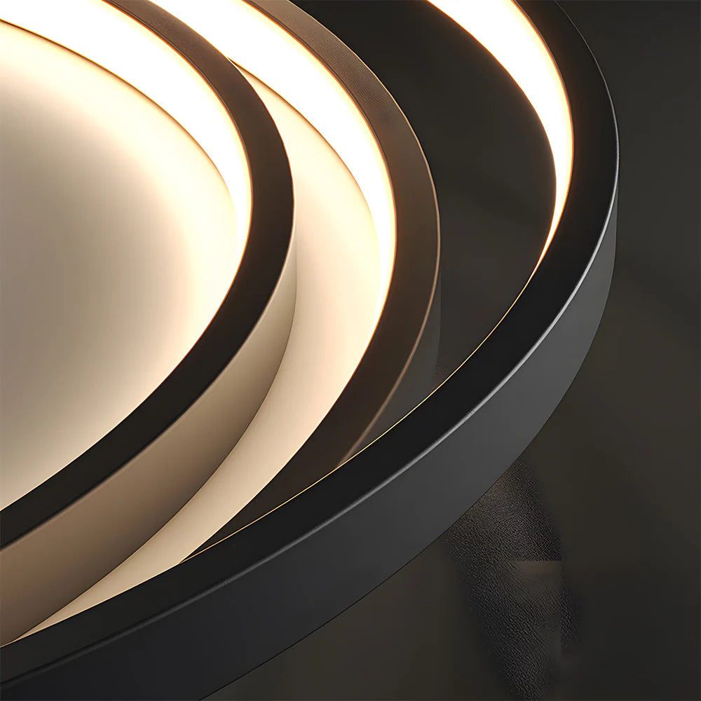 Moderna Lampada da Soffitto in Ferro Rotonda