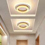 Lampada da soffitto LED a incasso quadrata circolare in acrilico semplice nordico