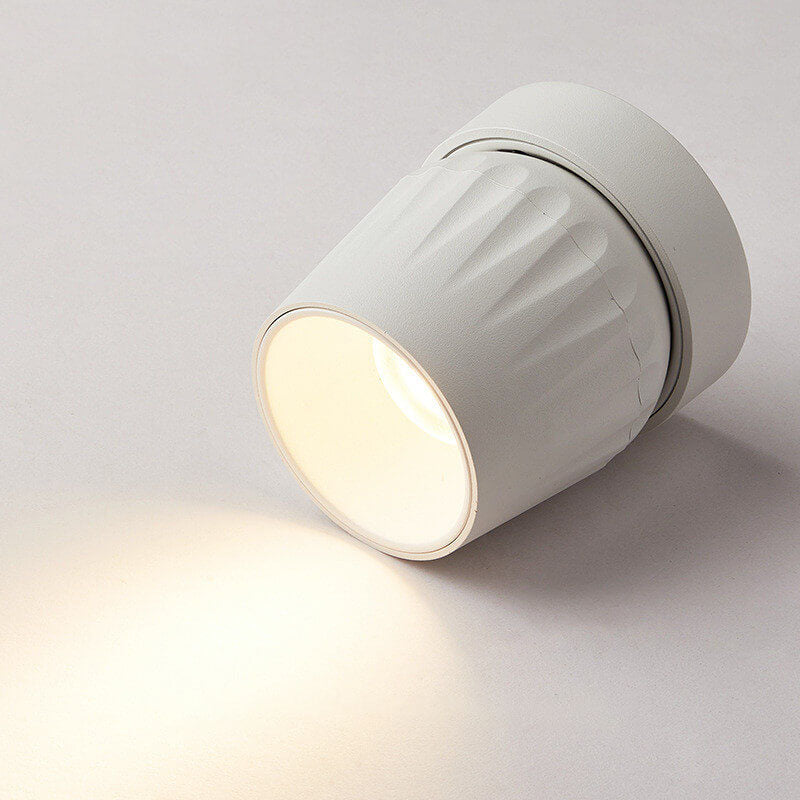 Faretto LED Angolare Regolabile in Alluminio Minimalista Moderno da Soffitto Semi-Incastro