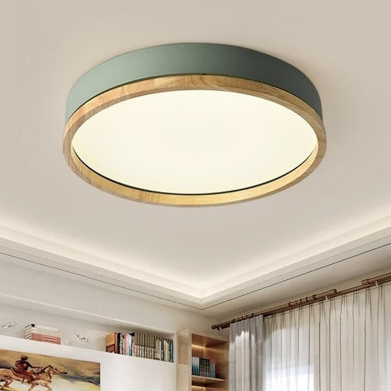 Semplice Lampada da Soffitto LED Acrilico Rotonda