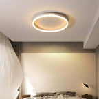 Lampada da soffitto a LED circolare minimalista nordica in ferro e acrilico