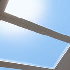 Moderna Lampada a Soffitto LED Metallica Minimalista Blu Cielo per Soggiorno