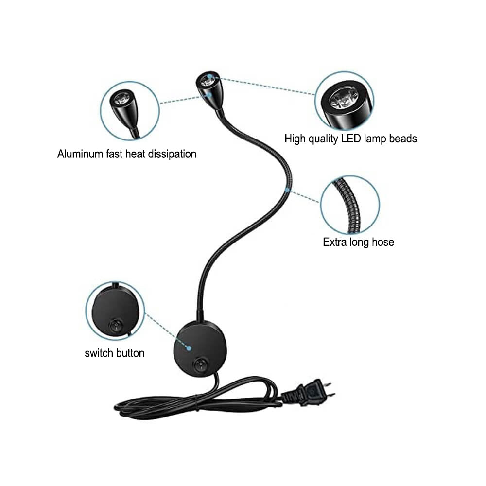 Lampada da parete LED rotante semplice e moderna