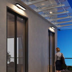 Lampada da Parete Esterno LED Piatta con Sensore Moderno Minimalista Rettangolare Impermeabile