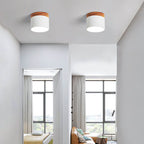 Plafoniera LED a Soffitto a Log in Colore Solido Scandinavo