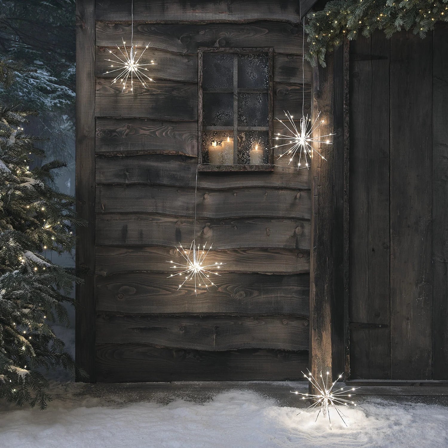 Luci a Cluster LED a Due Colori, Confezione da 4